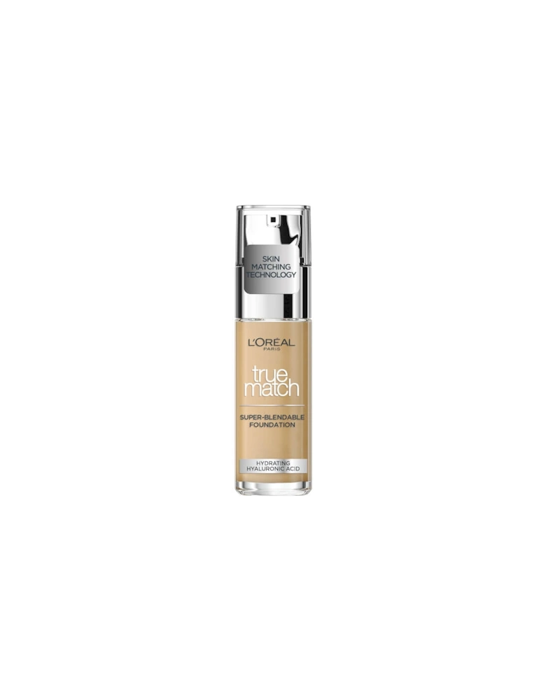 Paris True Match Liquid Foundation with SPF and Hyaluronic Acid - Beige