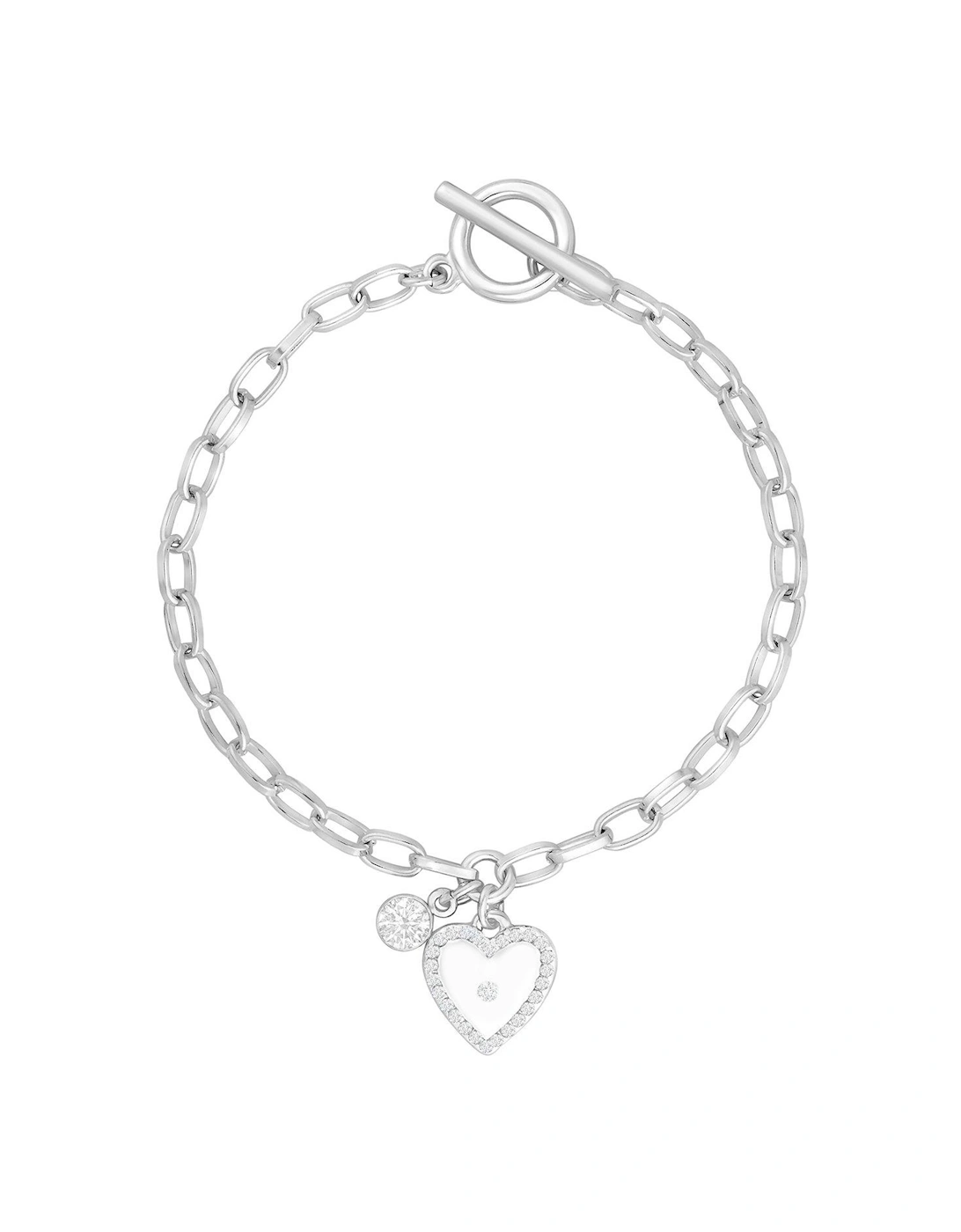 Silver Heart Charm Bracelet - Gift Boxed, 2 of 1