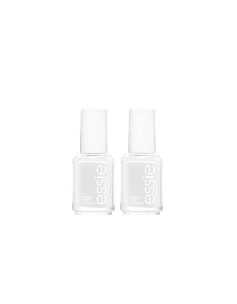 White Nail Polish, Shade Blanc, Duo Set