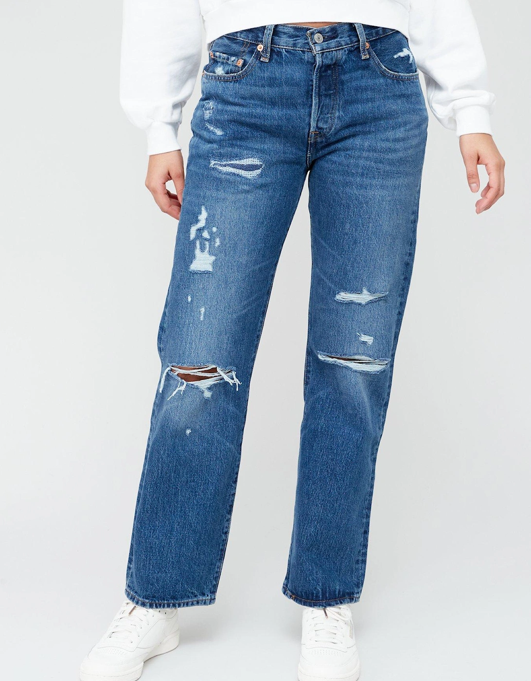 501® 90's Ripped Jean - Indigo Destructed, 3 of 2