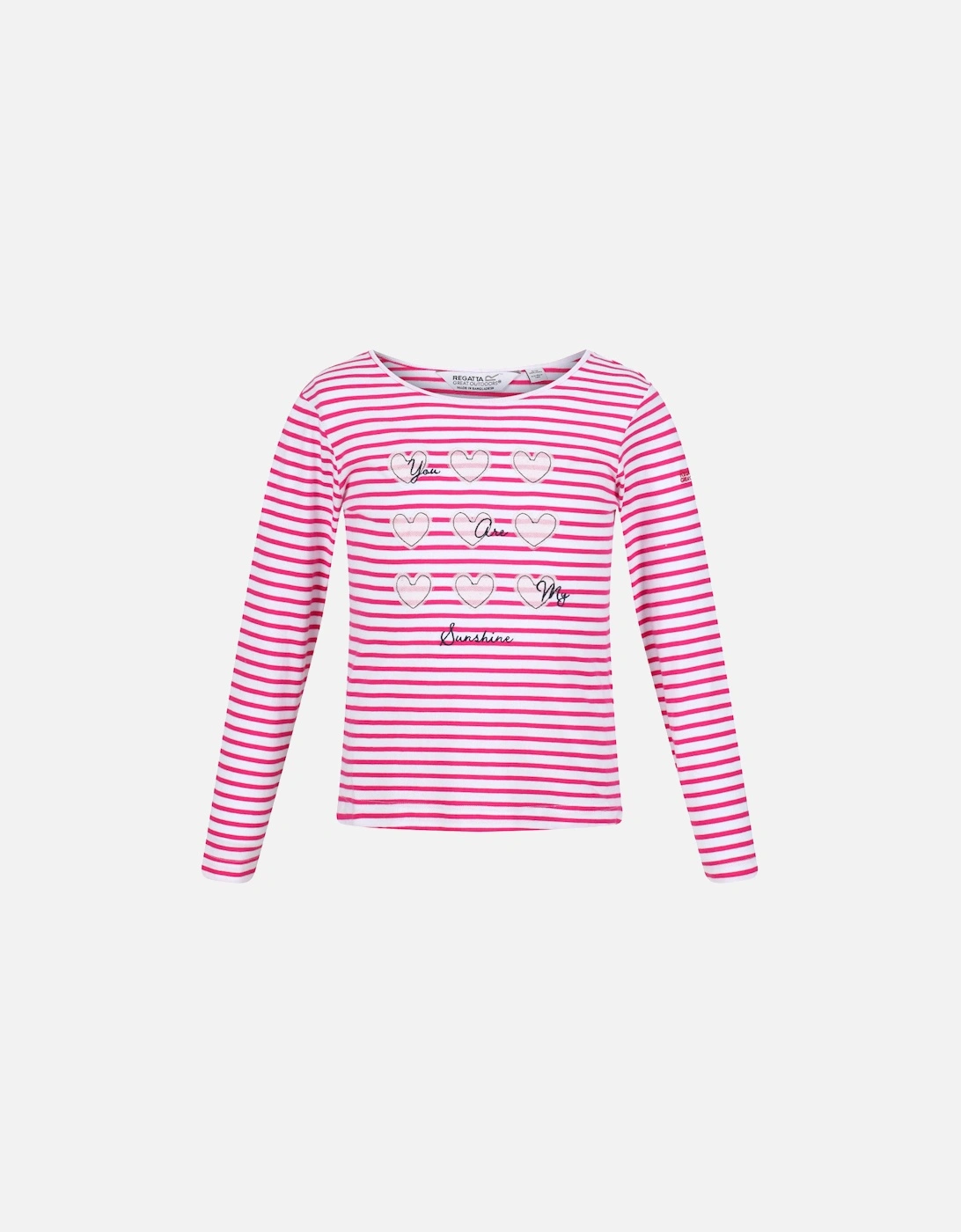Girls Clarabee Coolweave Cotton Long Sleeve Top