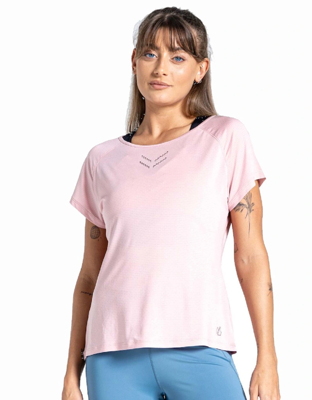 Womens Cyrstallize Super Lightweight Wicking T Shirt, 5 of 4