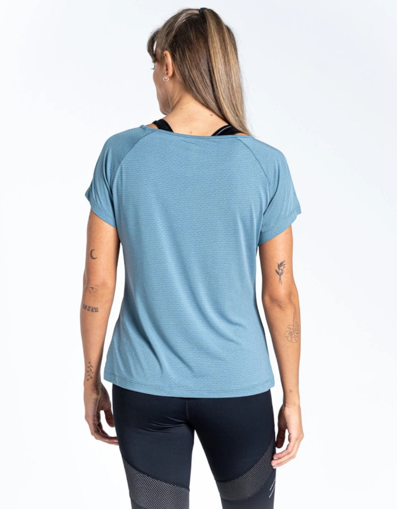 Womens Cyrstallize Super Lightweight Wicking T Shirt