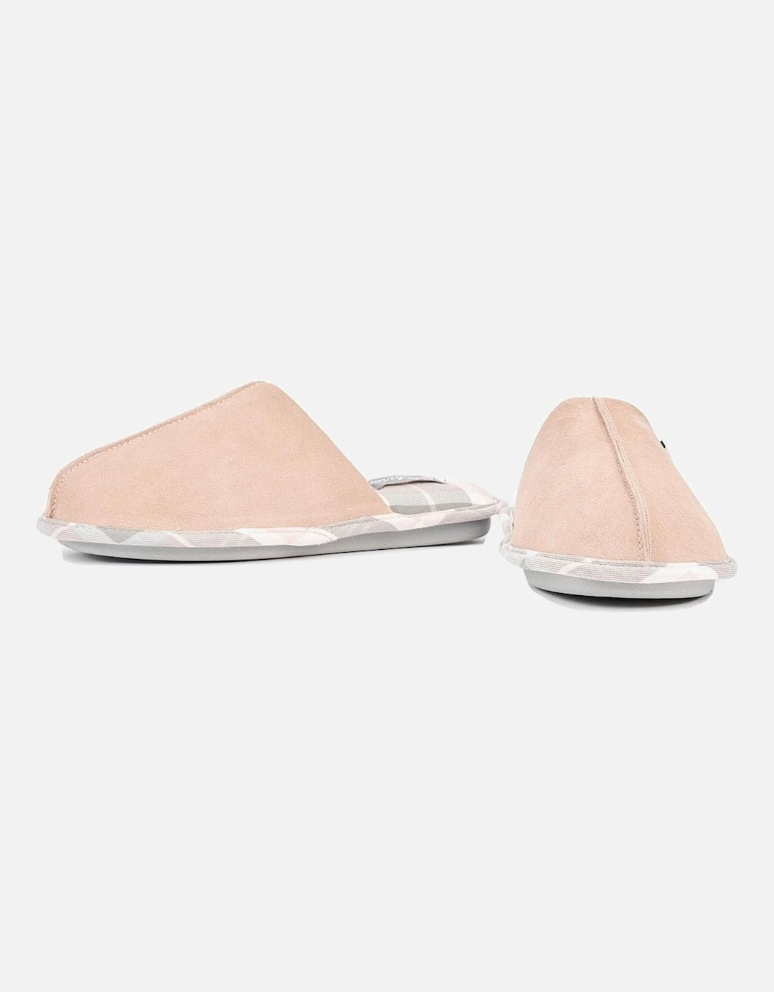 Women's Pink Barbour Simone Slippers.