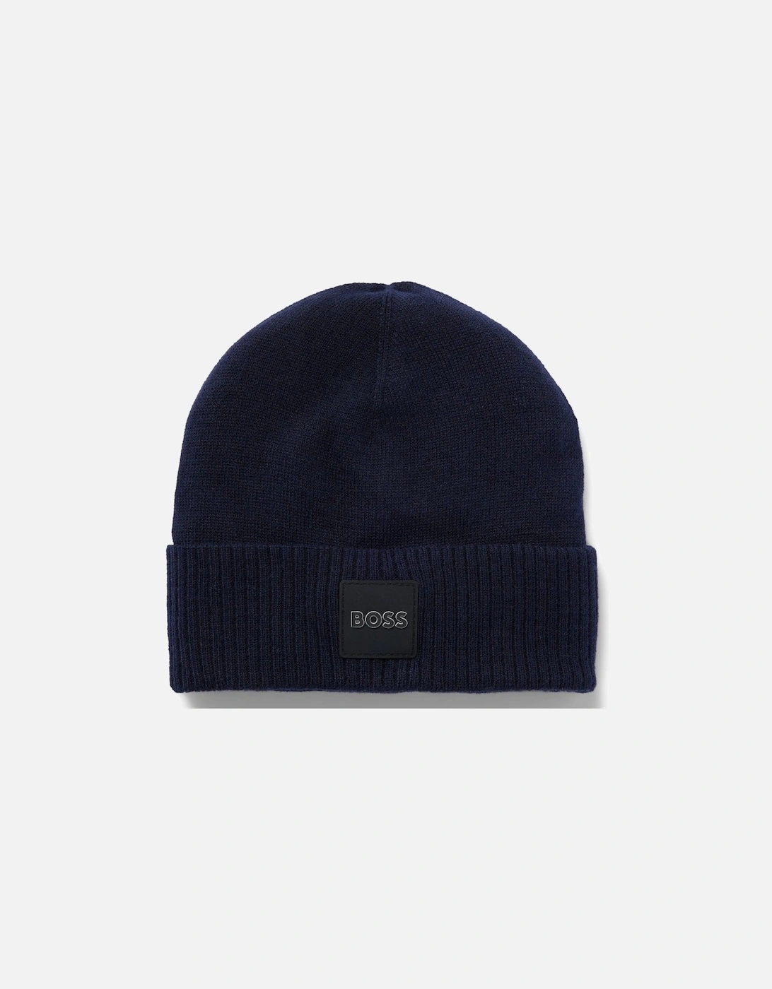 Hugo Boss Boy's Navy Blue Knitted Hat. - Black - Size: 4 years/5 years/6 years/7 years/8 years
