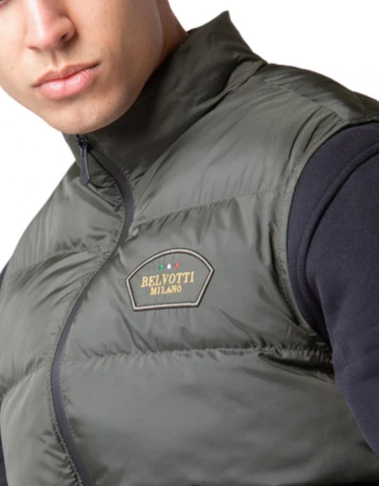 Posar Khaki Padded Gilet