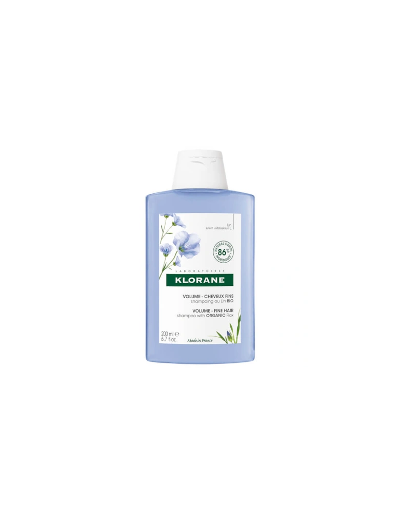 Volumising Shampoo with Organic Flax Fibre for Fine, Limp Hair 200ml - KLORANE