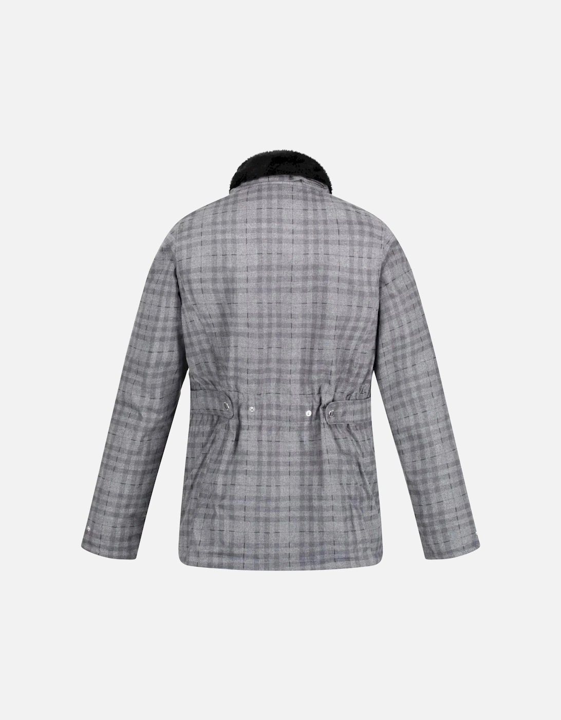 Womens/Ladies Leighton Checked Waterproof Jacket