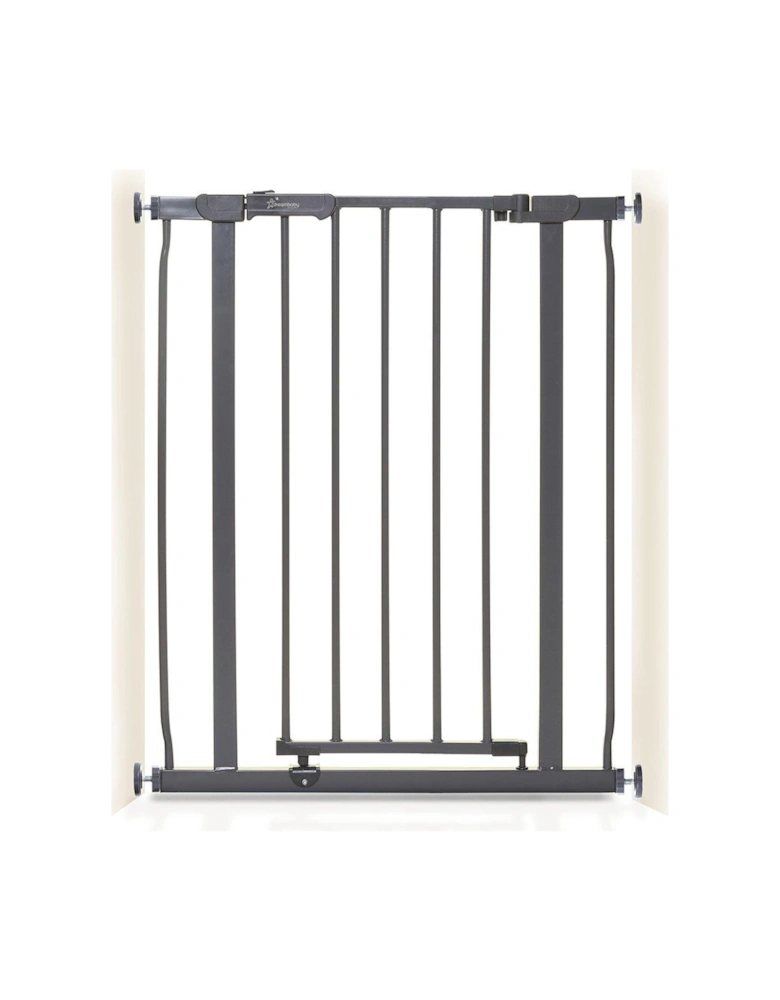 Ava Slimline Safety Gate with Stay-Open Feature (61-68cm) - Charcoal