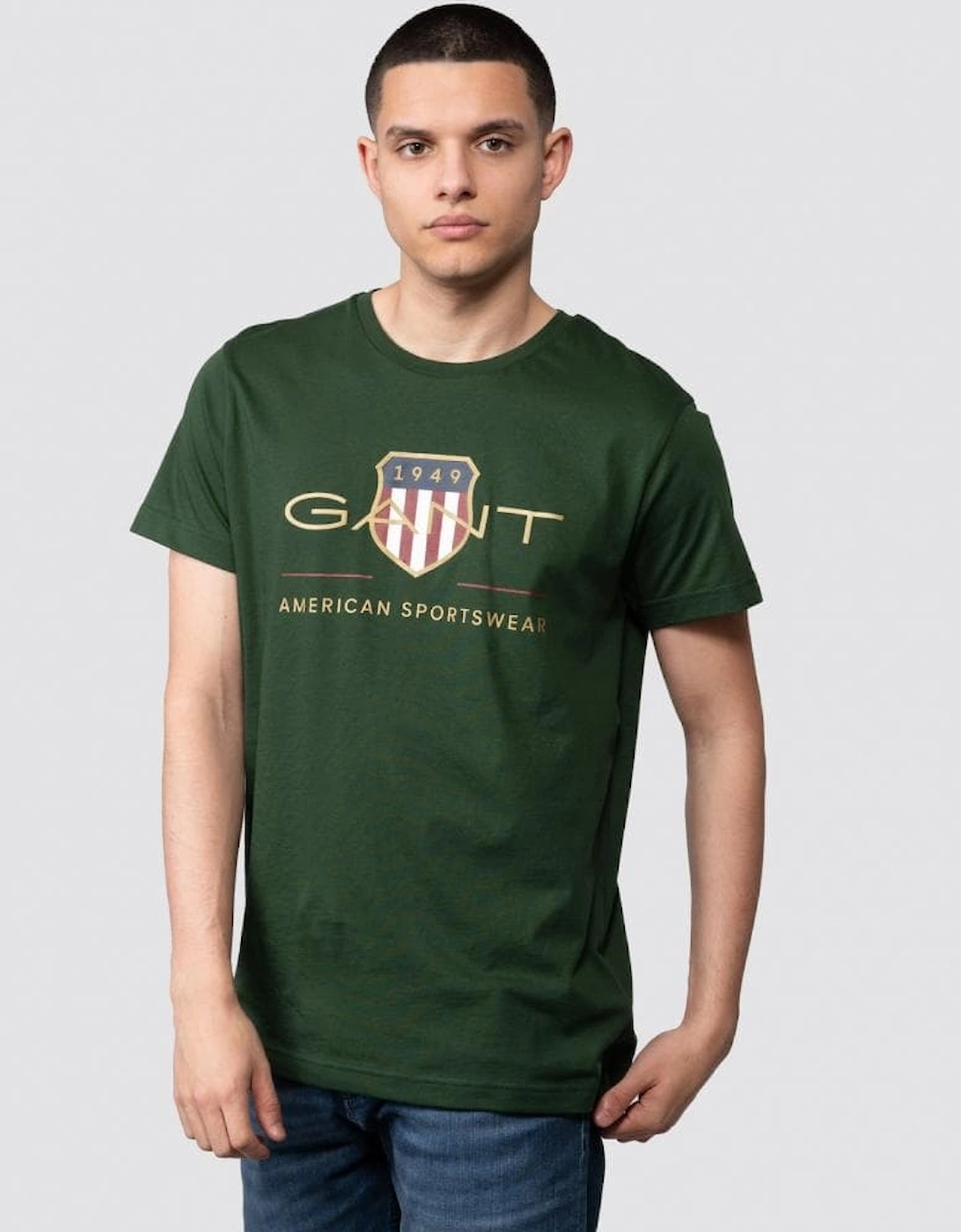 Archive Shield Mens Short Sleeve T-Shirt, 6 of 5