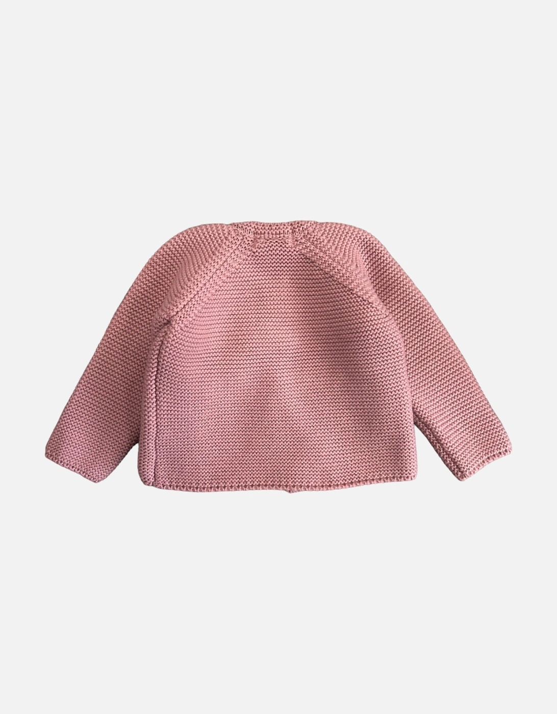 Dusty Pink Velvet Bow Cardigan