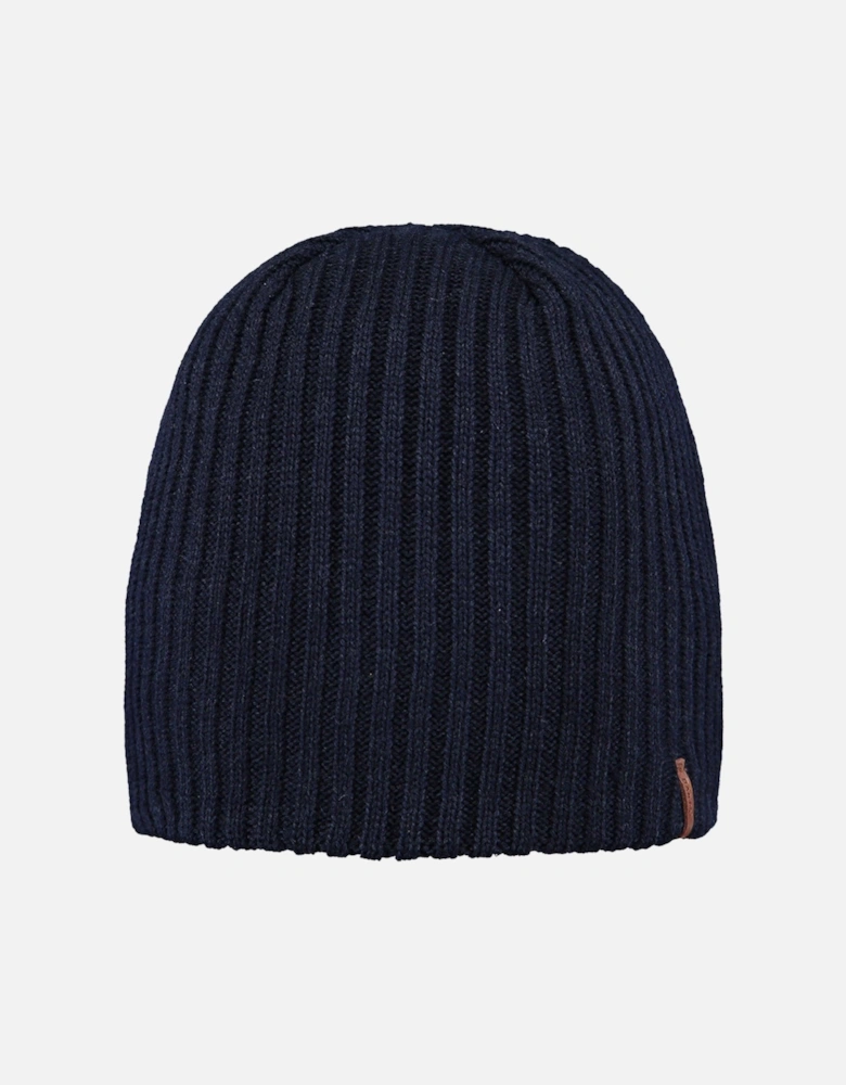 Mens Wilbert Soft Fine Knit Fleece Lined Casual Beanie Hat