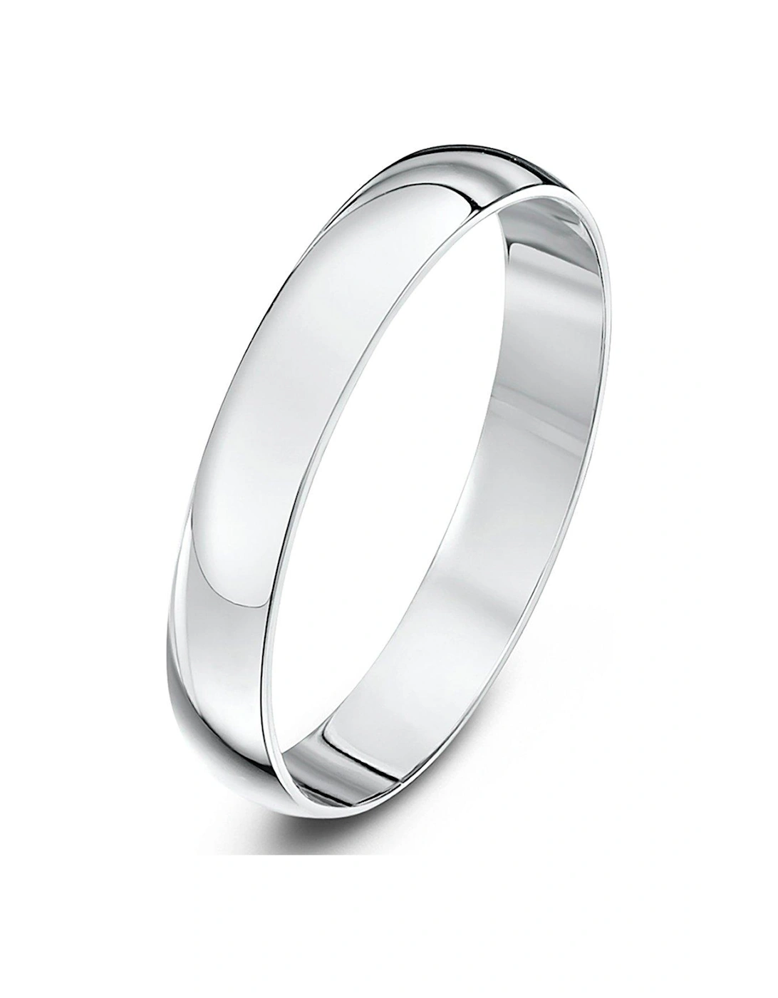 9ct White Gold Personalised Band Ring 3m, 2 of 1