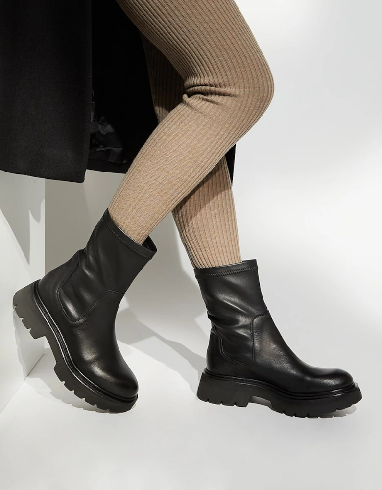 Ladies Piccola - Elasticated  Ankle Boots