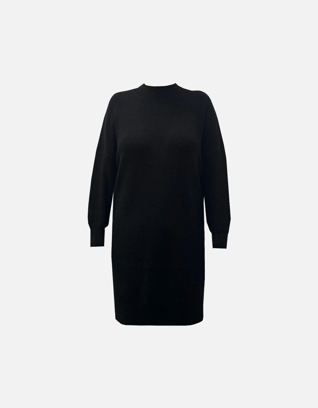 International women's Black Pavillion Knitted Oversized Jumper Dress, 3 of 2