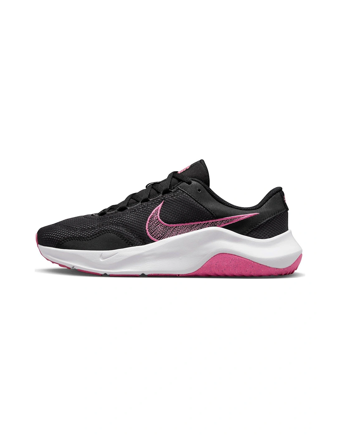 Legend Essential 3 Trainers - Black/Pink, 3 of 2