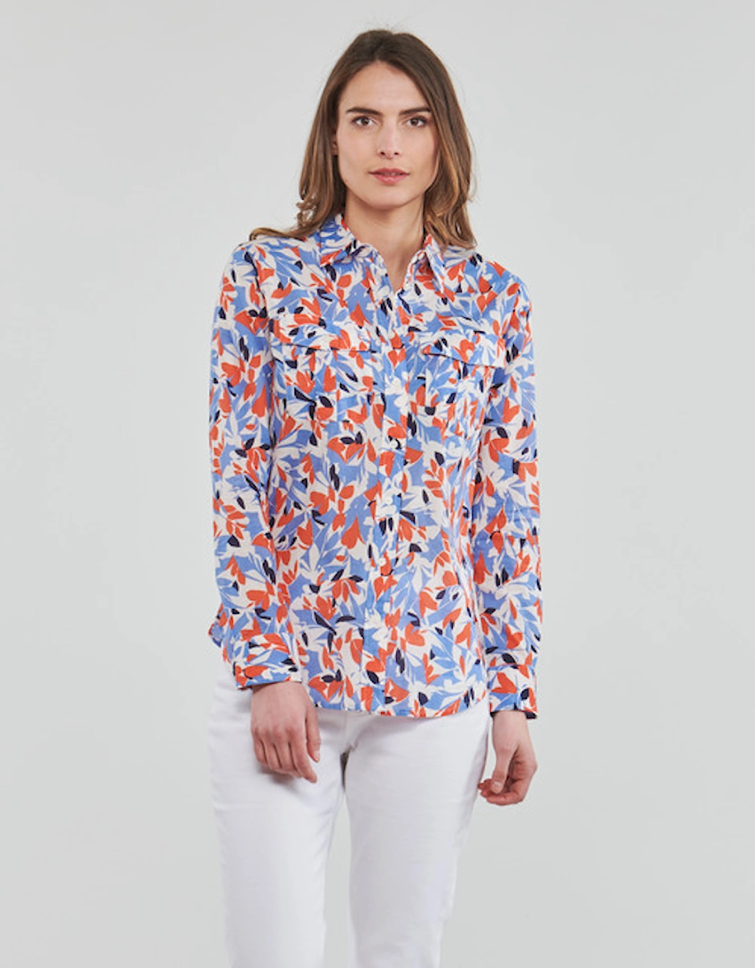 COURTENAY-LONG SLEEVE-BUTTON FRONT SHIRT