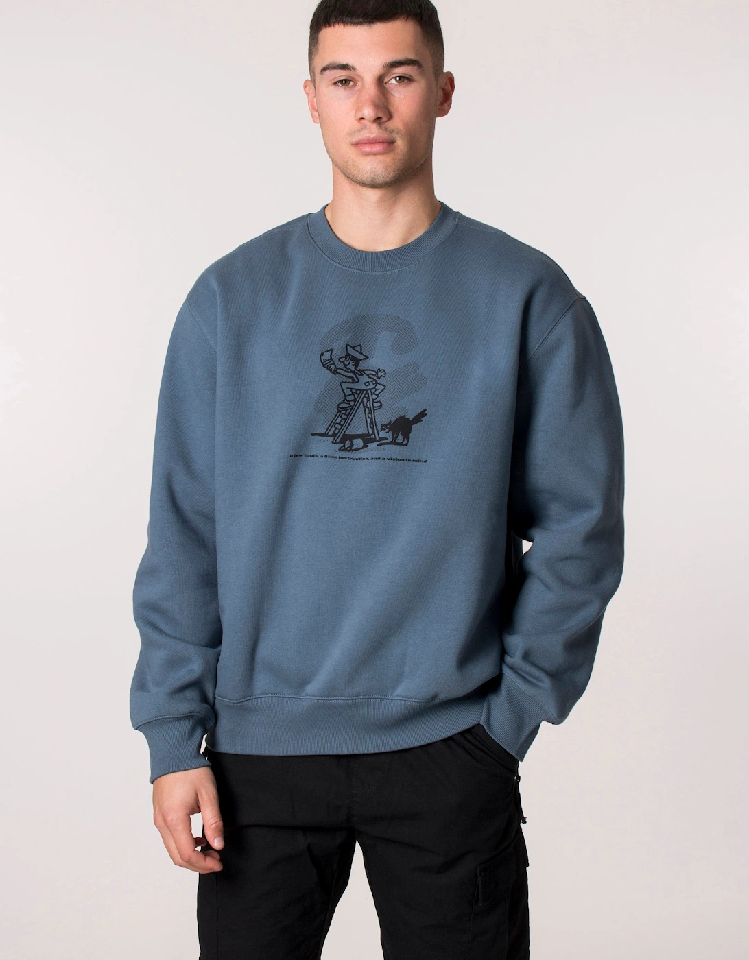 Relaxed Fit Lucky Painter Sweatshirt, 4 of 3