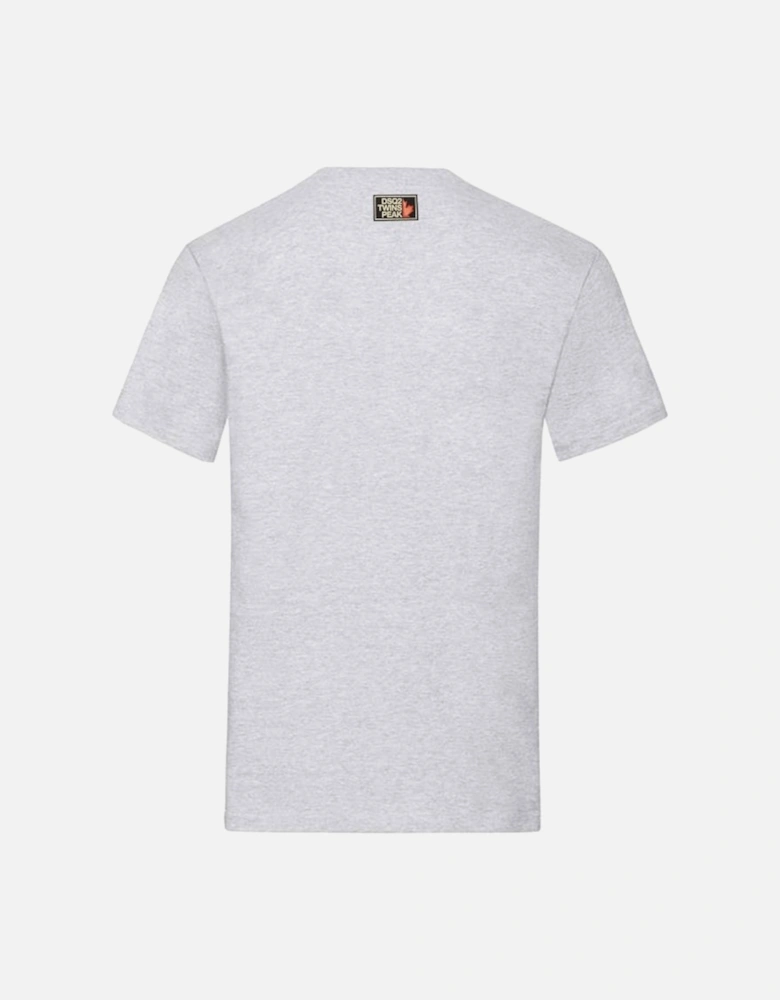 D-squared Dsq2 Twins Peak T Shirt Grey Htr