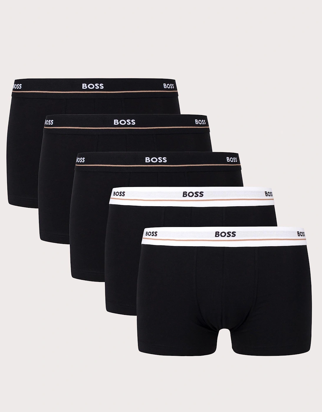 Five Pack of Regular Fit Essential Trunks, 3 of 2