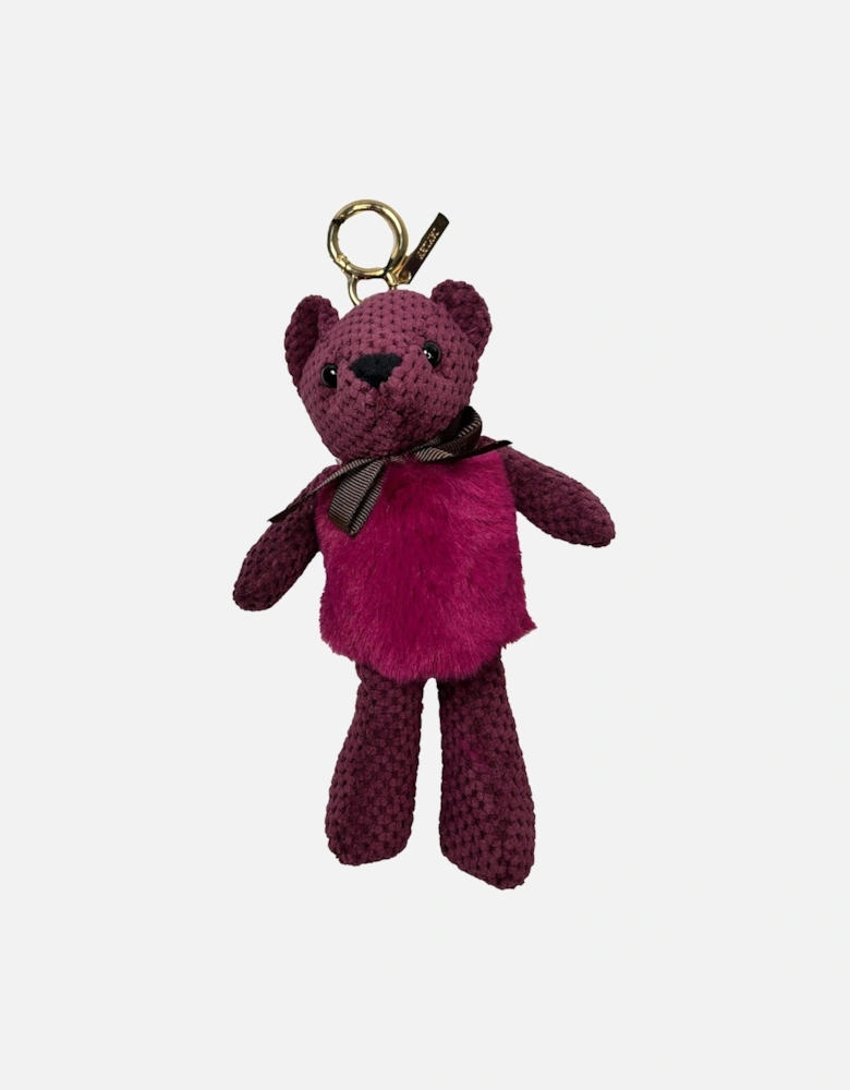 Purple Faux Fur Teddy Bear