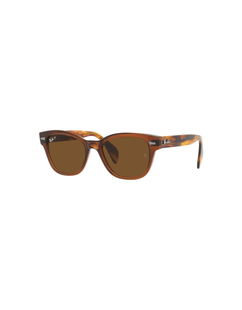 Square Sunglasses - Transparent Brown
