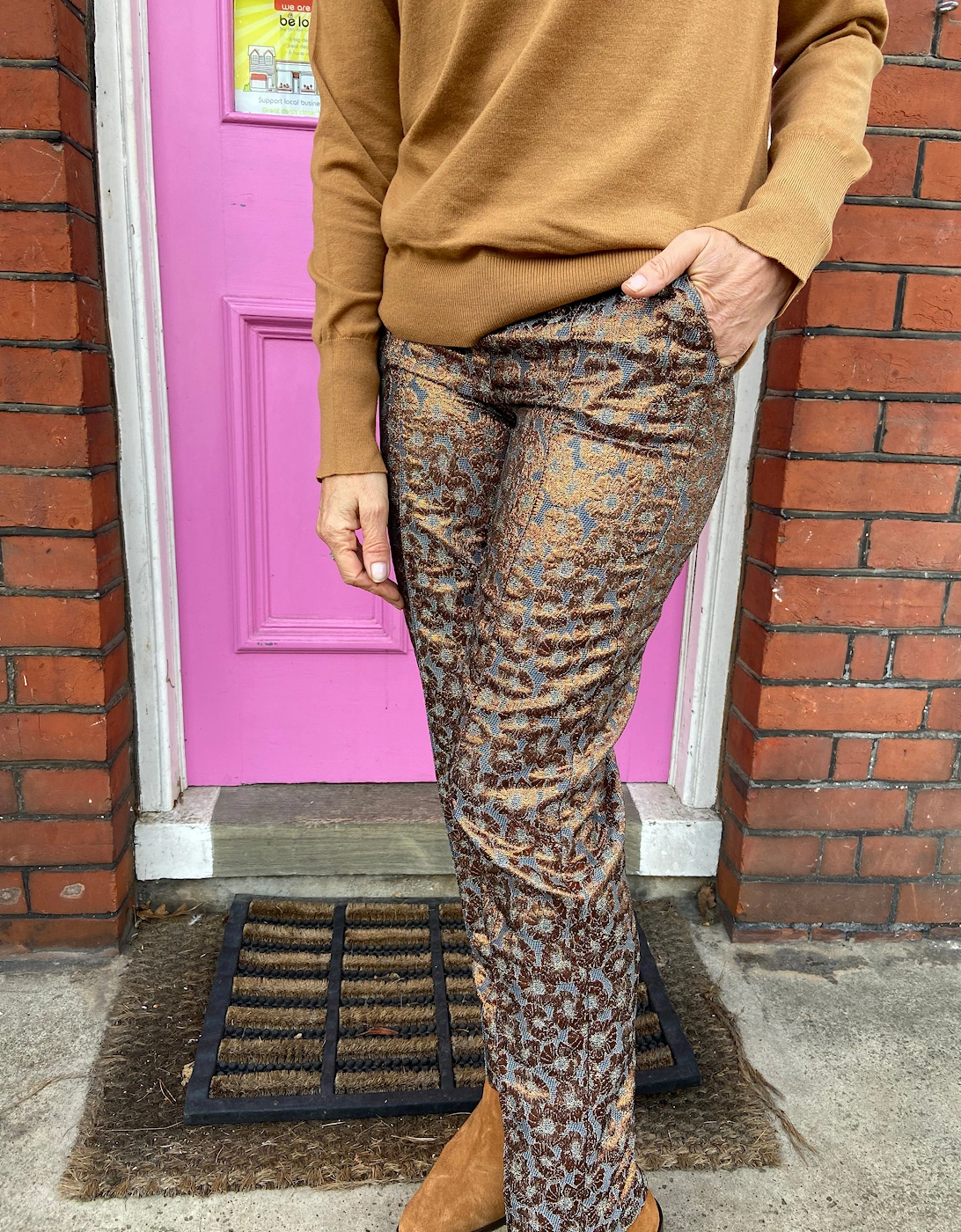 Jacquard trousers