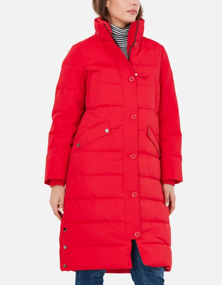 Womens Cotsland Warm Long Length Puffer Coat