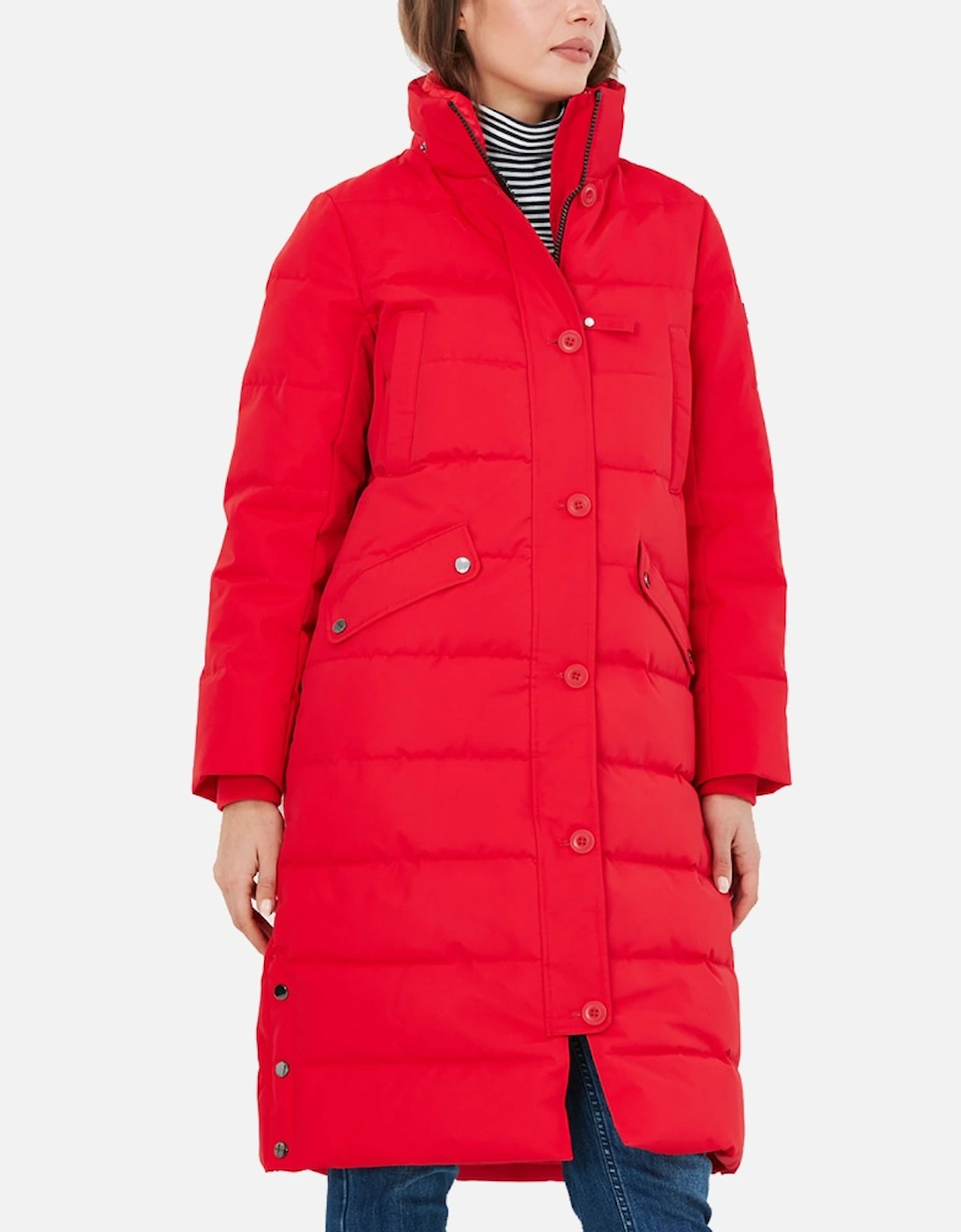 Womens Cotsland Warm Long Length Puffer Coat, 9 of 8