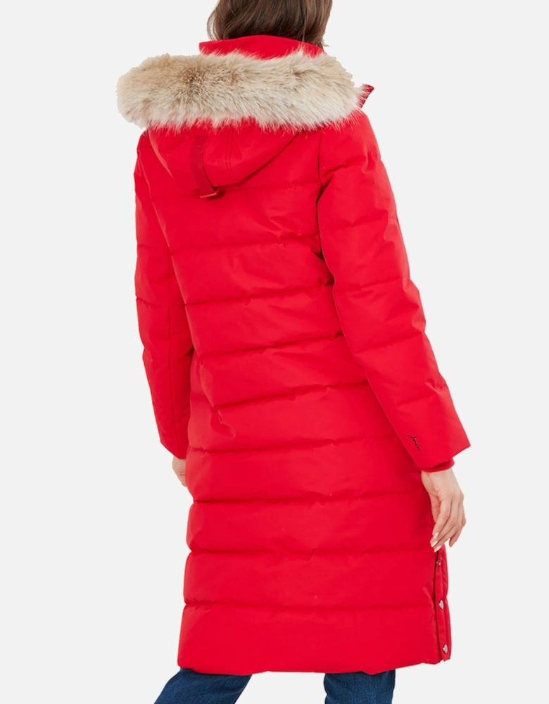 Womens Cotsland Warm Long Length Puffer Coat