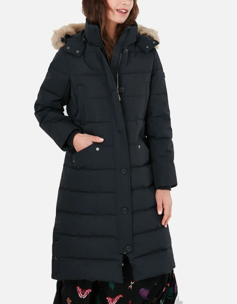 Womens Cotsland Warm Long Length Puffer Coat