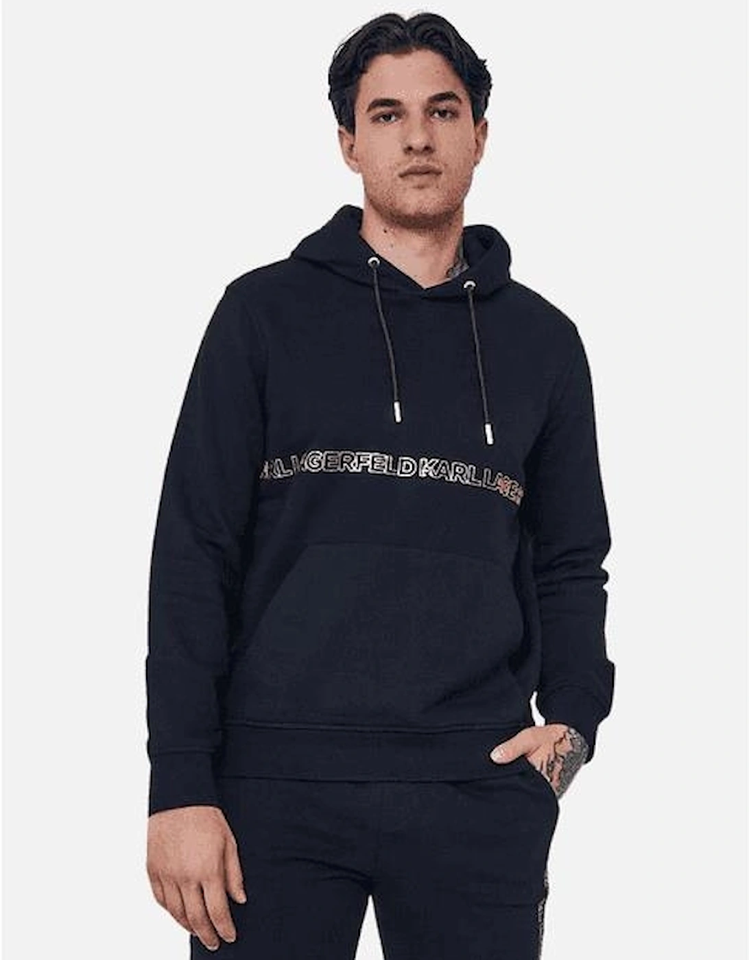 Cotton Gold Logo Black Hoodie, 3 of 2