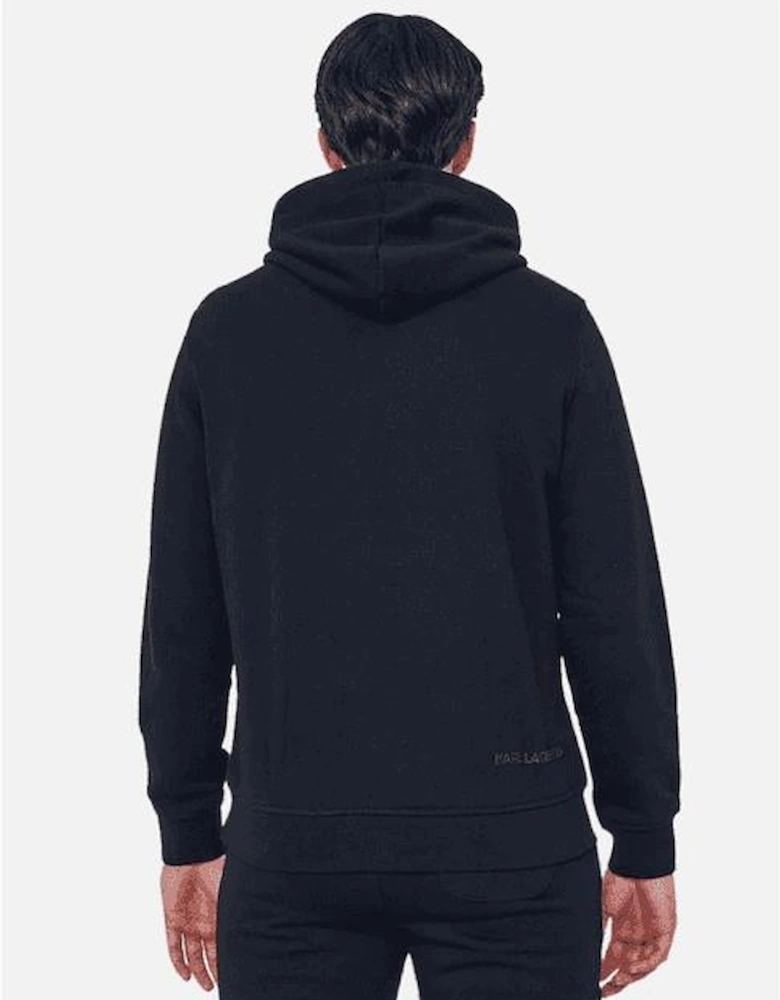 Cotton Gold Logo Black Hoodie