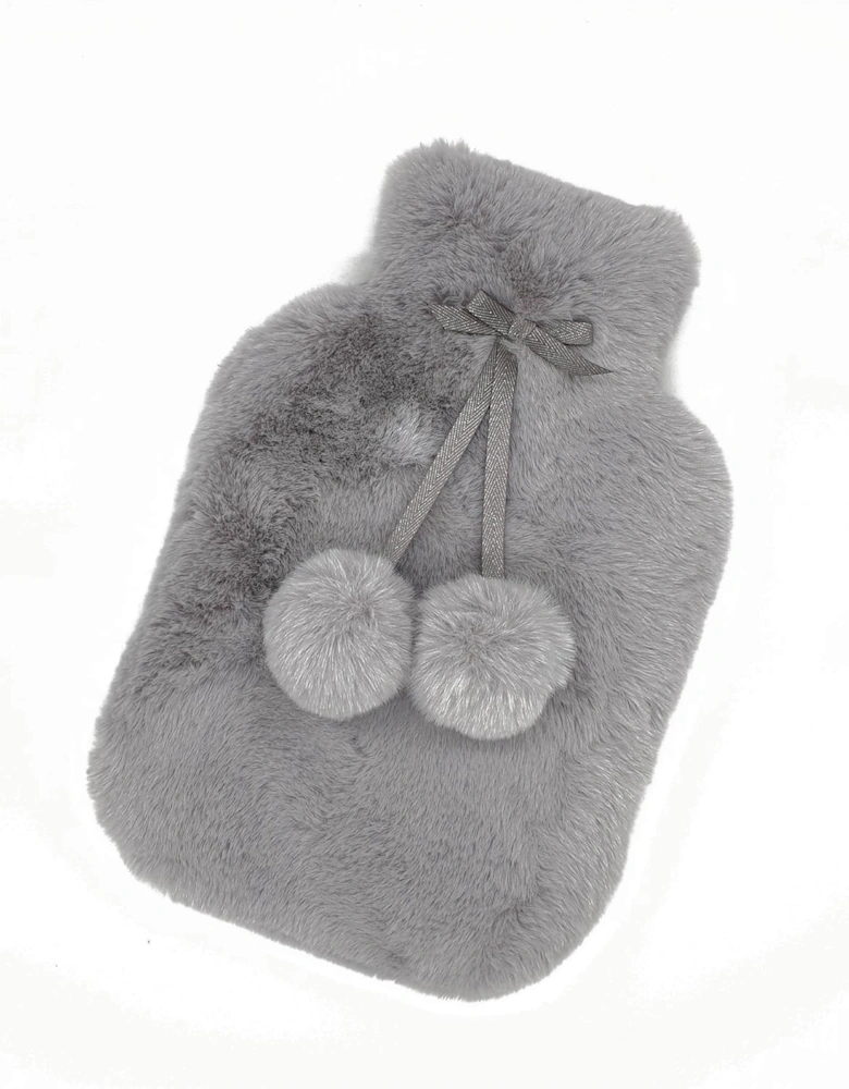 Lux Hot Water Bottle Cover - Grey