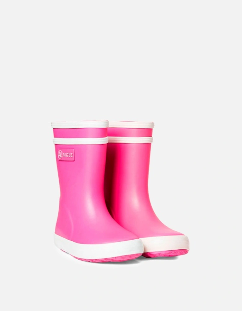 Baby Flac Rubber Boots Rose