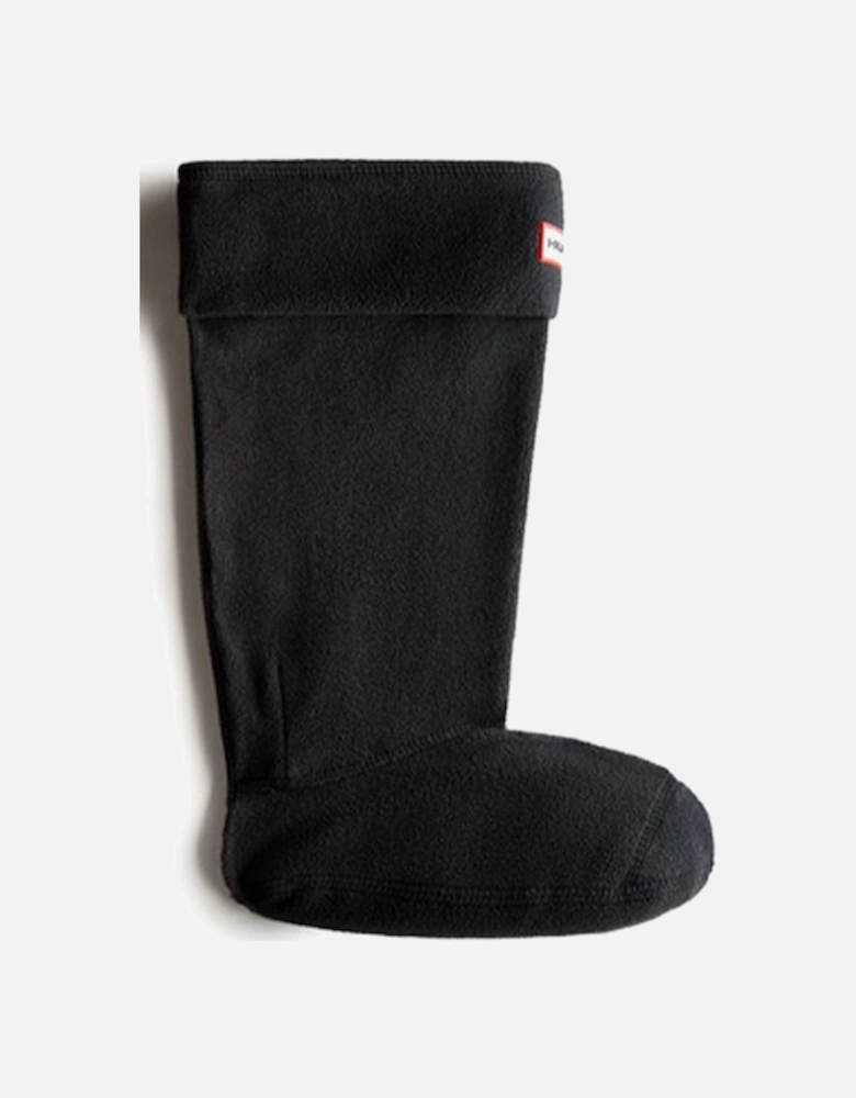 Unisex Fleece Tall Boot Sock Black