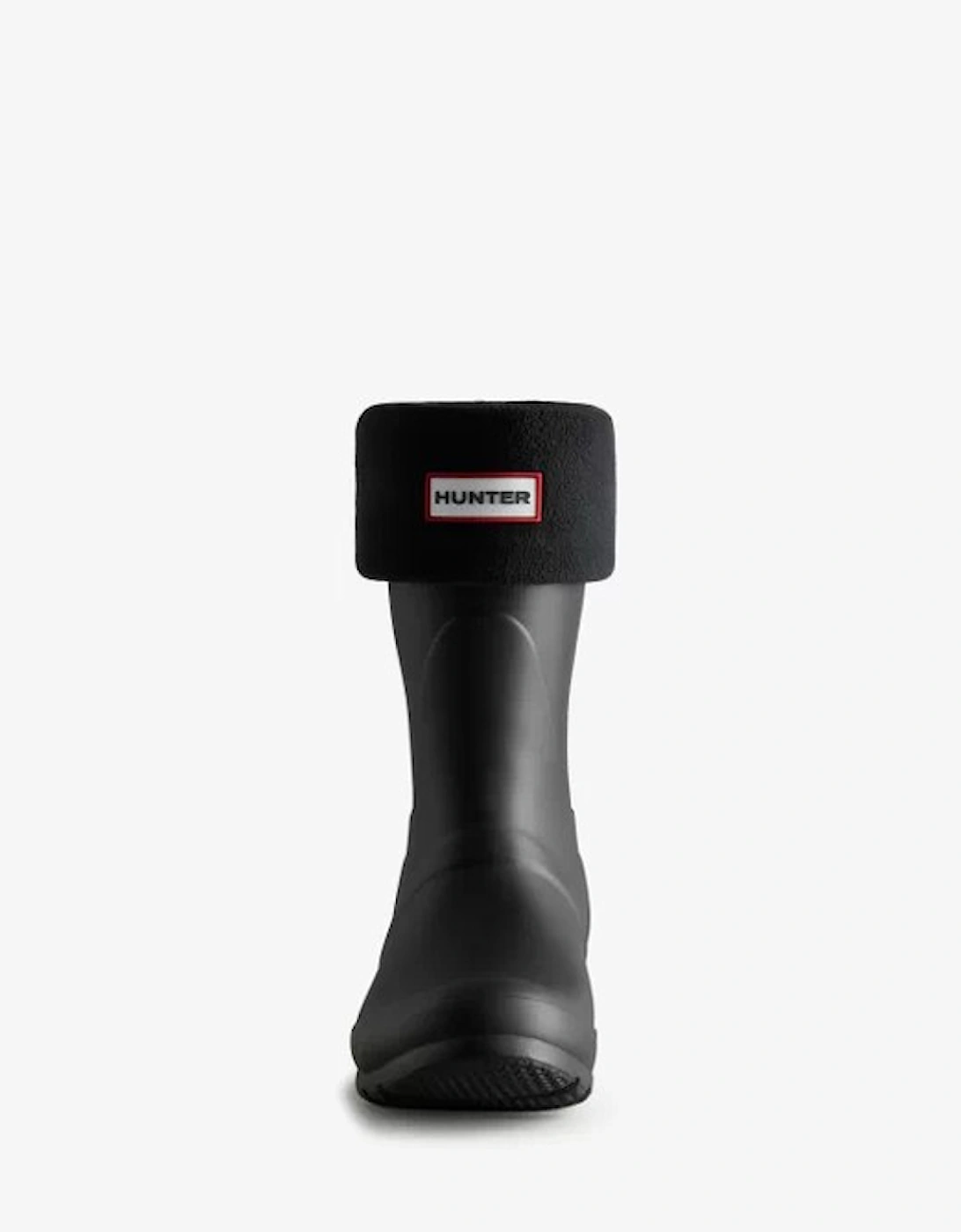 Unisex Fleece Short Boot Sock Black, 4 of 3