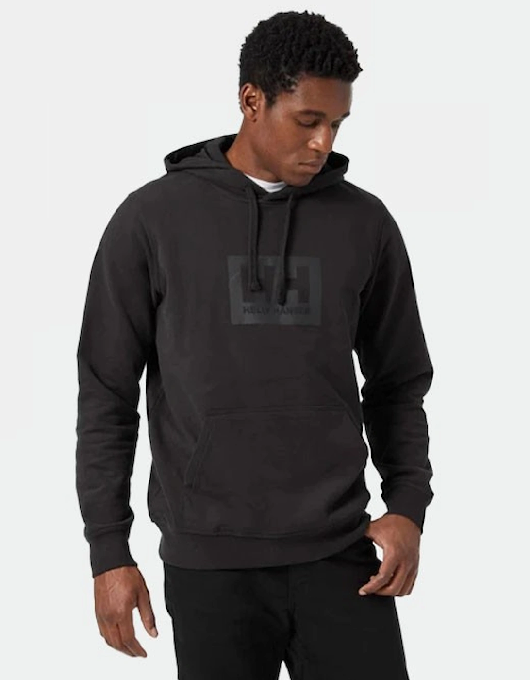 Men's Box Hoodie Black, 7 of 6