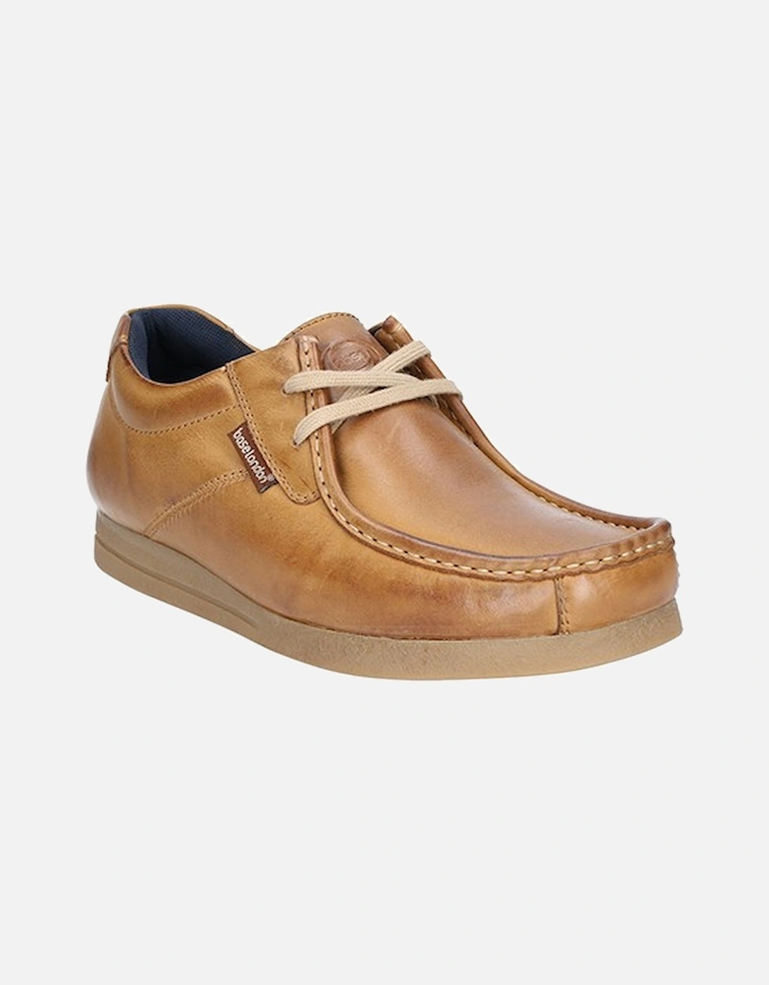 London Men's Event Waxy lace Up Shoe Tan DFS, 5 of 4