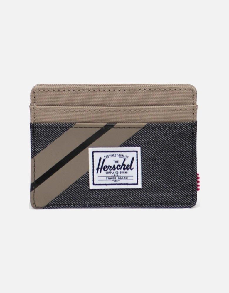 Charlie Wallet Timberwolf/Black Denim