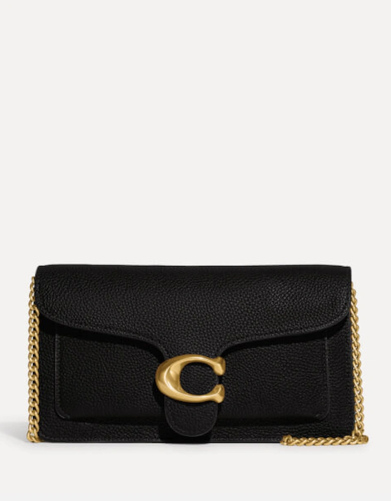 Tabby Chain Leather Clutch Bag