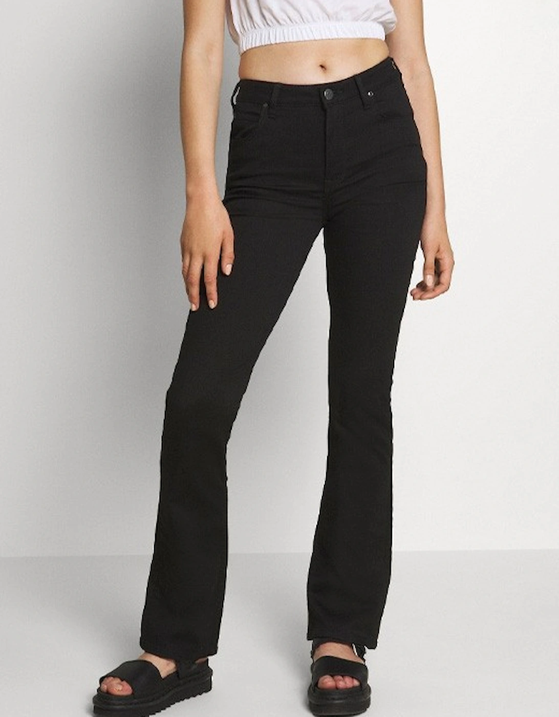 Breese Bootcut Jeans Black Rinse, 6 of 5