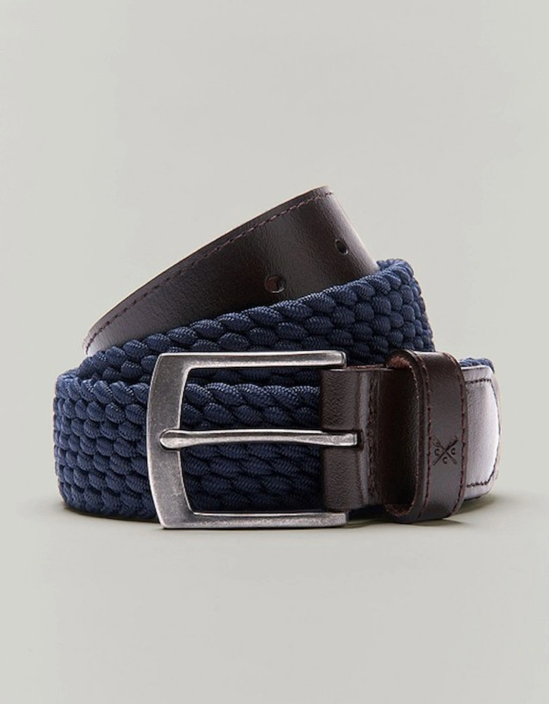 Men's Woven Belt Navy