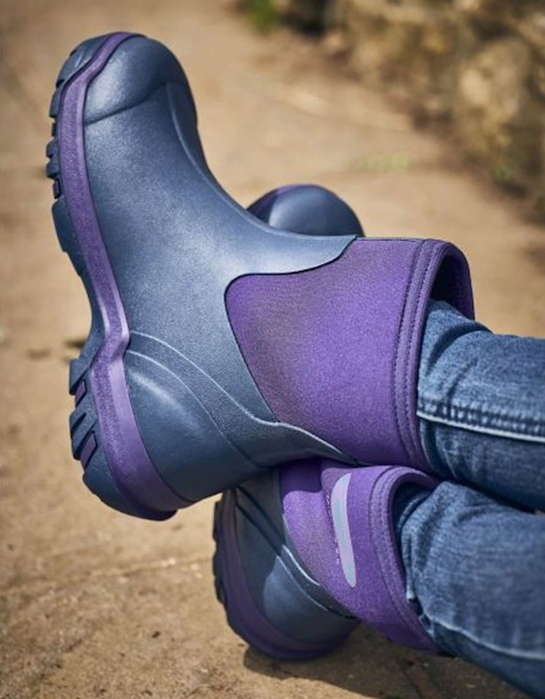 Midline Wellington Boot Violet