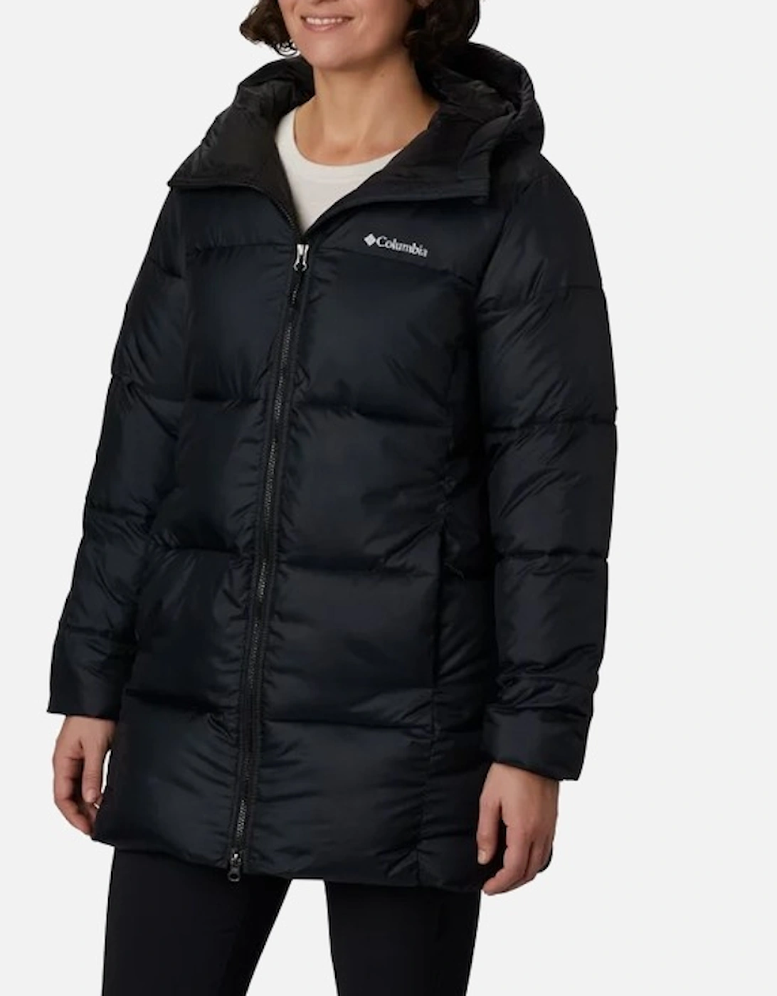 Women's Puffect Mid Hooded Jacket Black, 6 of 5