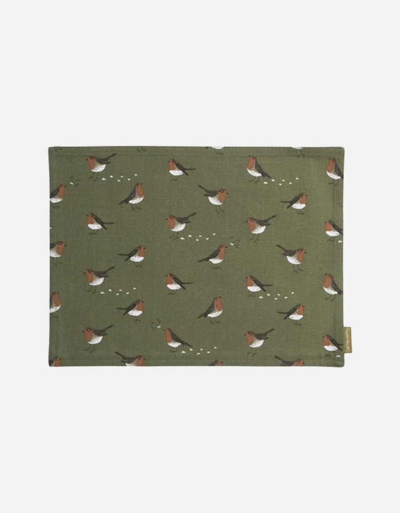 Fabric Placemat Robins