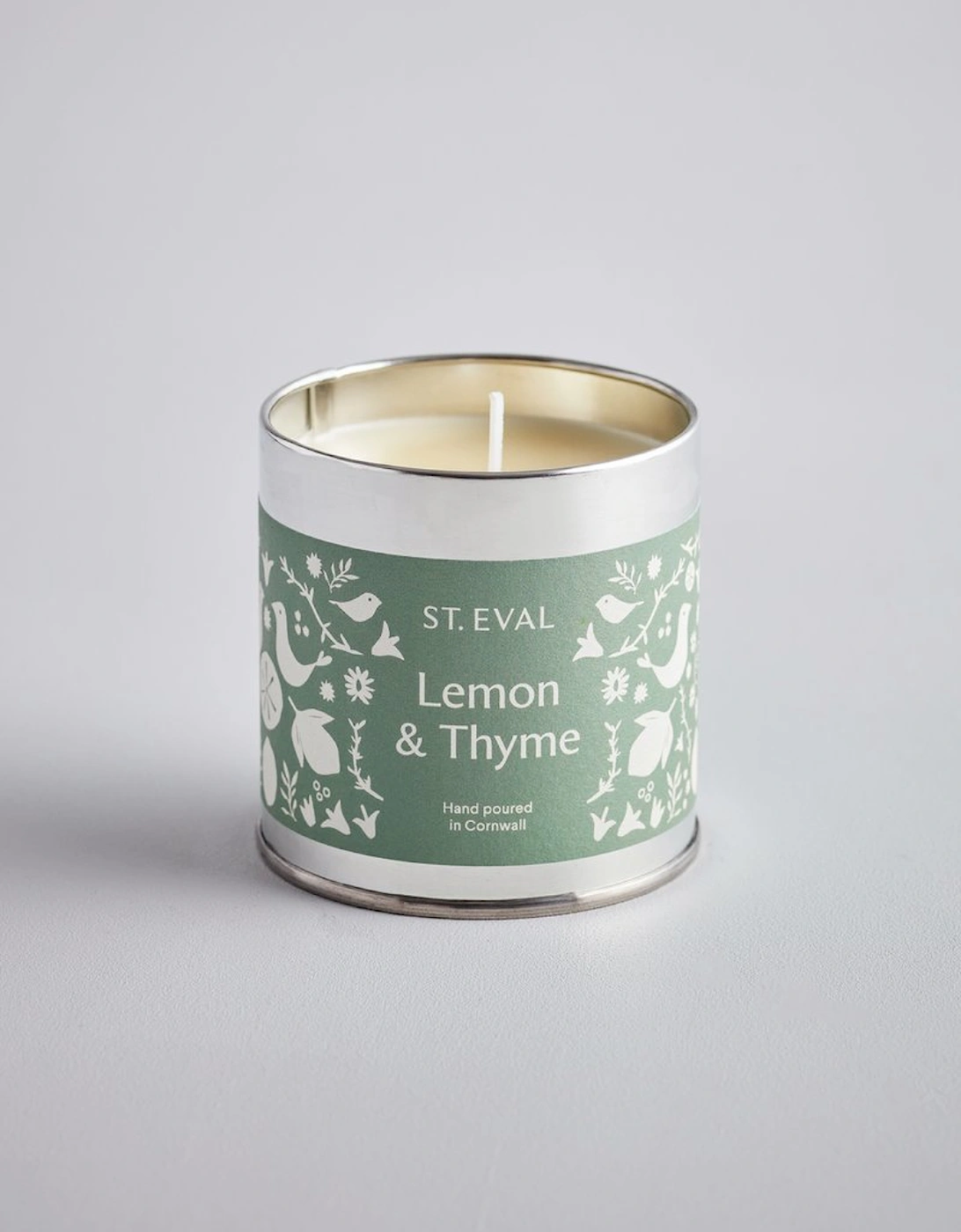St Eval Lemon & Thyme, Summer Folk Scented Tin Candle