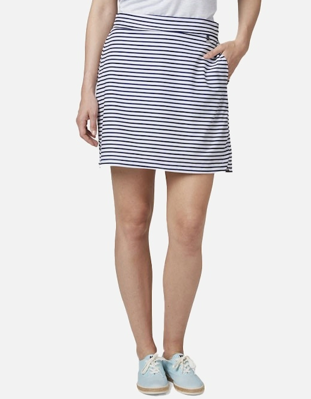 Womens Thalia Skirt Navy Stripe