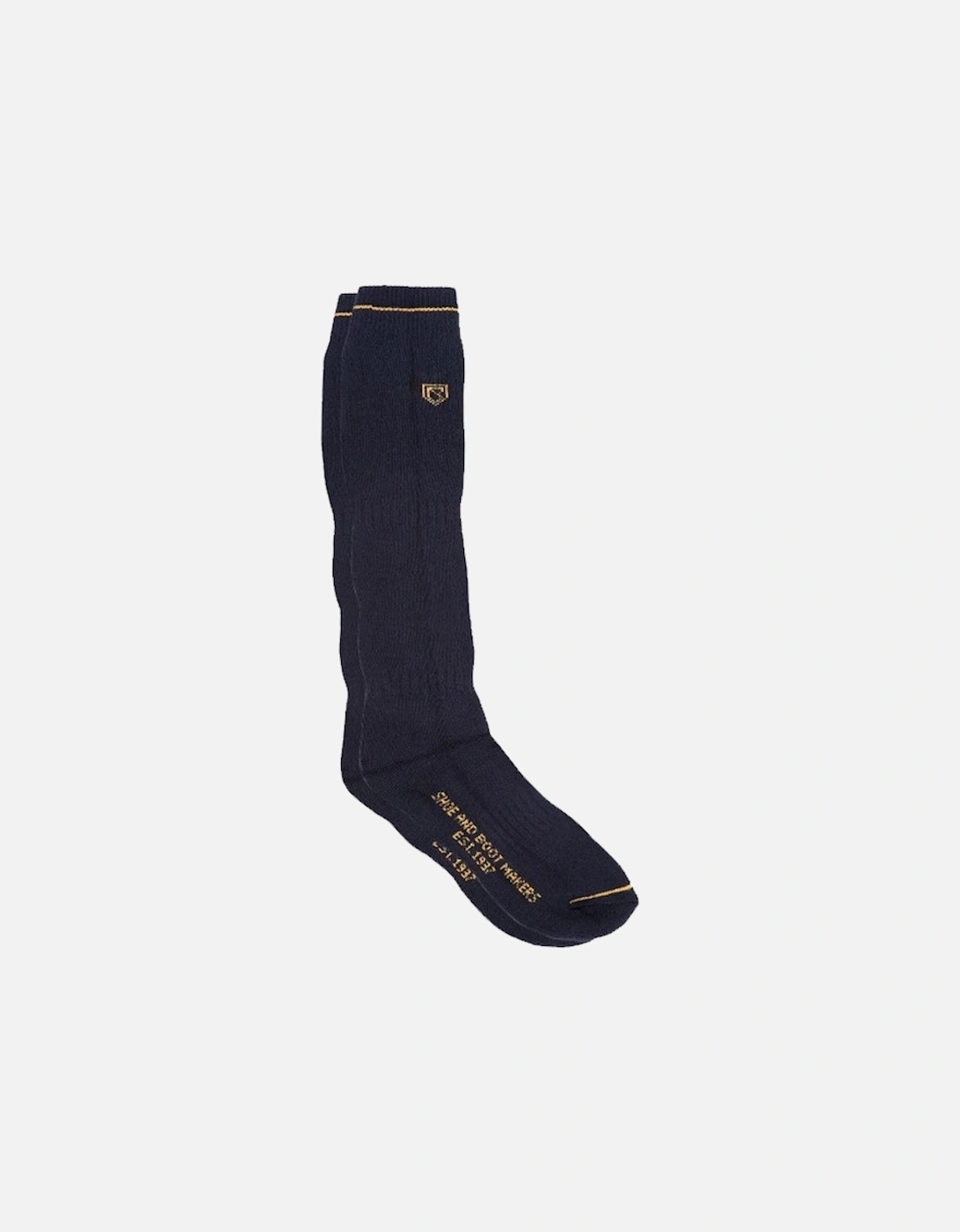 Unisex Long Boot Socks Navy, 2 of 1