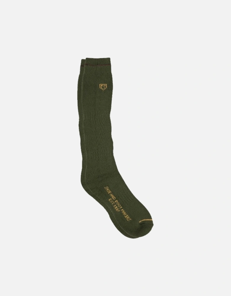 Unisex Long Boot Socks Olive